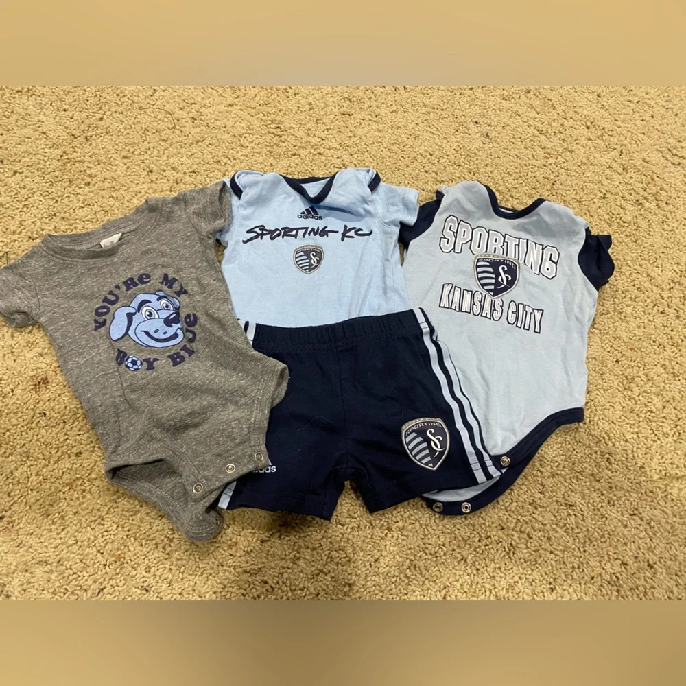 Sporting KC Baby Onesie Set - Picture 1 of 6